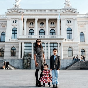 Zurich with my kids